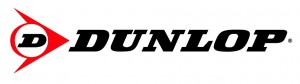Dunlop logotyp i svart text